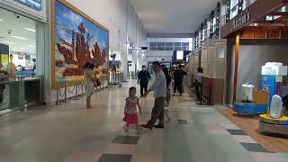 Checking In - Wattay International Airport, Vientiane, Laos