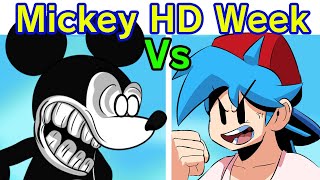 Friday Night Funkin' VS Mickey Mouse HD Remastered (FNF Mod) (Sunday Night) (Creepypasta Horror EXE)