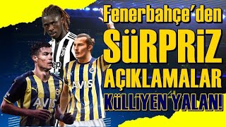 SONDAKİKA Fenerbahçe'den Son Dakika Transfer Açıklaması ve Gerçekler! Külliyen YALAN!