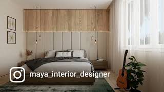 Architecture and Interior Design עיצוב סוויטת הורים - Maya Kvitelashvili