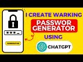 How to Create a Password Generator with HTML & CSS Using ChatGPT