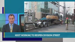 NDOT working to reopen Division Street