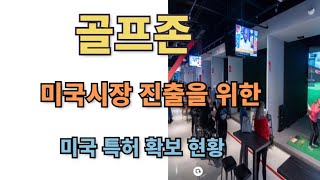 골프존, 미국 시장 진출을 위한, 미국 특허 확보 현황