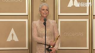 Jamie Lee Curtis Wins an Oscar for Best Actress in a Supporting Role