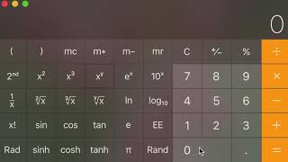 Feeding nutrition using a scientific calculator