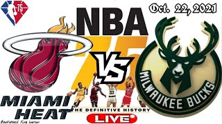 🏀 MIAMI HEAT VS MILWAUKEE BUCKS l NBA LIVE SCOREBOARD l Basketball King Iverson