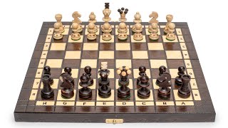 Husaria European International Chess Wooden Game Set \