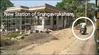 Srungavruksham to PennadaAgraharam Electrification Works  In High Speed DEMU at 100kmph