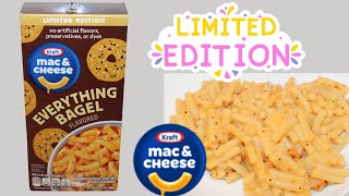 Kraft Limited Edition Everything Bagel Mac \u0026 Cheese Review