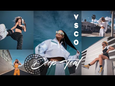 Deep Teal VSCO Filter Manual | VSCO full photo editing package 2021