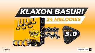 Klaxon Basuri Edition 5.0 - 24 Melodies - 12/24 Volts