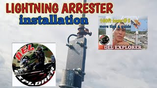 LIGHTNING ARRESTER installation