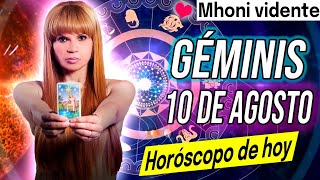 ⚠️ CUIDATE HOY ⚠️   Mhoni VIDENTE 🔮 ❤ horóscopo  – horoscopo de hoy GÉMINIS 10 de AGOSTO 2023 ❤️🧡💛❤️