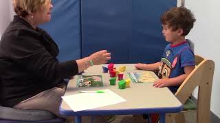 Watch Alexander's amazing progress! Childhood apraxia of speech treatment with Nancy Kaufman