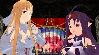 sword art online war of underworld [mmd] mahna mahna