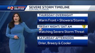 Impact Day: Severe storms could hit Central Florida on Friday