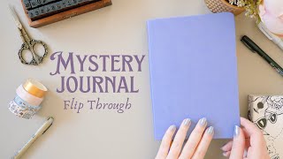 I made a bullet journal for a mystery person | Full Journal Flip Through