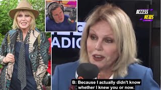 Joanna Lumley reveals that she suffers from face blindness