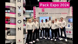 Ryson @ PACK EXPO International 2024 Chicago | Vertical Conveying Solutions | Spiral Conveyor