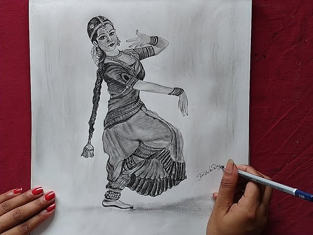 Kathak Dance Sketches Target Publications Mandala Art Handmade