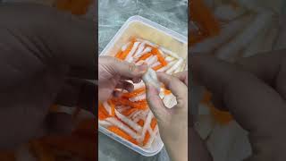Củ cải muối chua ngọt #food #nauan #cooking