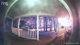 Ring Doorbell video of house explosion