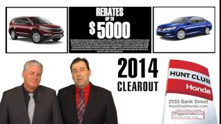 Hunt Club Honda - 2014 clear out event