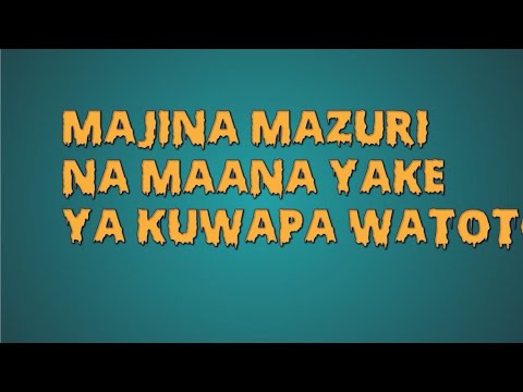 MAJINA MAZURI YA WATOTO NA MAANA ZAKE - YouTube