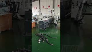 corrugated pipe extrusion machine workshop #plasticpipeproductionmachine #machine #plasticpipe