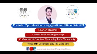 Portfolio Optimization using Qiskit and Eikon Data API.  #hypatia_aqc