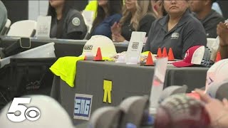 Graduating students from Springdale schools commit to future jobs at Career Signing Day