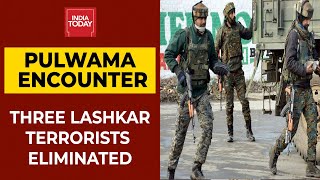 Kashmir: Three Lashkar Terrorists Killed In Encounter In Pulwama, 1 Soldier Martyred | Breaking News