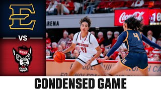 ETSU vs. NC State Condensed Game | 2024-25 ACC Women's Basketball