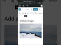 how to add an image in wordpress