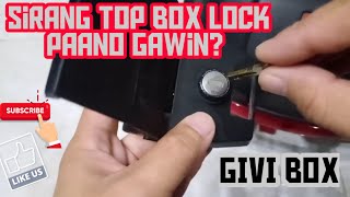 Solusyon sa SIRANG TOP BOX LOCK / GIVI Top Box Lock Repair and Replacement / Quick and Easy Steps!