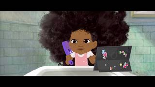 COOL CLIP: HAIR LOVE!!!! A Black Dad Loving on his Daughter's curls!