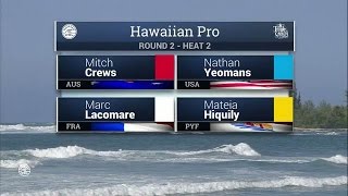 2016 Hawaiian Pro: Round Two, Heat 2