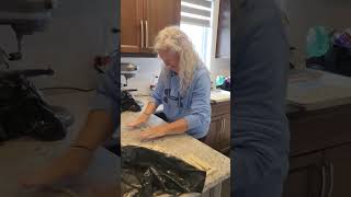 Nana is making Twisted bread( kringel) for the first time!