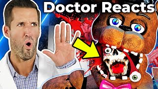 ER Doctor REACTS to Scariest Five Nights at Freddy's (FNAF) Injuries