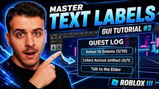 Creating Text Labels - Roblox Studio GUI Tutorial #2