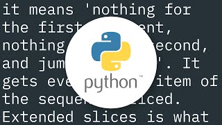 What is :: (double colon) in Python when subscripting sequences?