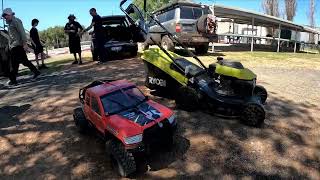 SCX6 Honcho Hits the new layout at WCMRC Offroad course - Vintage Tamiya Safe Configuration