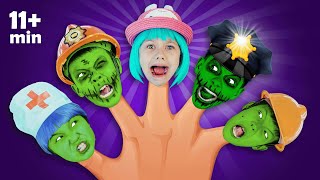 Zombie Finger Family Collection | Nursery Rhymes & Kids Songs