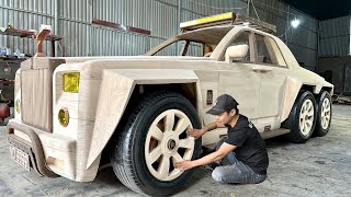 Building The World's Most Special ROLL ROYCE 6x6 For My Son (original sound )