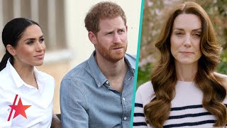 Meghan Markle & Prince Harry React To Kate Middleton Cancer Diagnosis