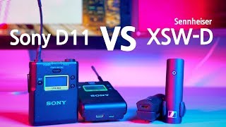 젠하이저 XSW-D vs 소니 D11_최고의 유튜브 무선 와이어리스 마이크를 비교해 봤습니다