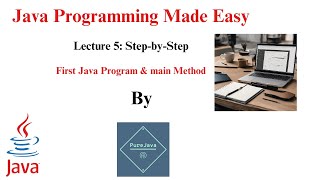 Java Course for Beginners | Lecture 5: First Java Program & public static void main(String args[])
