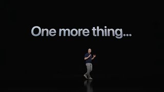 "One More Thing" - The Moment Tim Cook Announced Apple Vision Pro