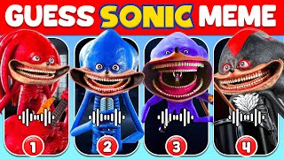 Guess Sonic Meme And Dance Challenge ~ Sonic The Hedgehog 3 Movie Quiz🤔Sonic, Shin Sonic & Sonic.EXE