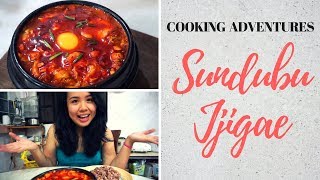 SUNDUBU JJIGAE 순두부 찌개 (Kimchi Soft Tofu Stew) │Cooking Adventures Ep. 3 #antheacooks